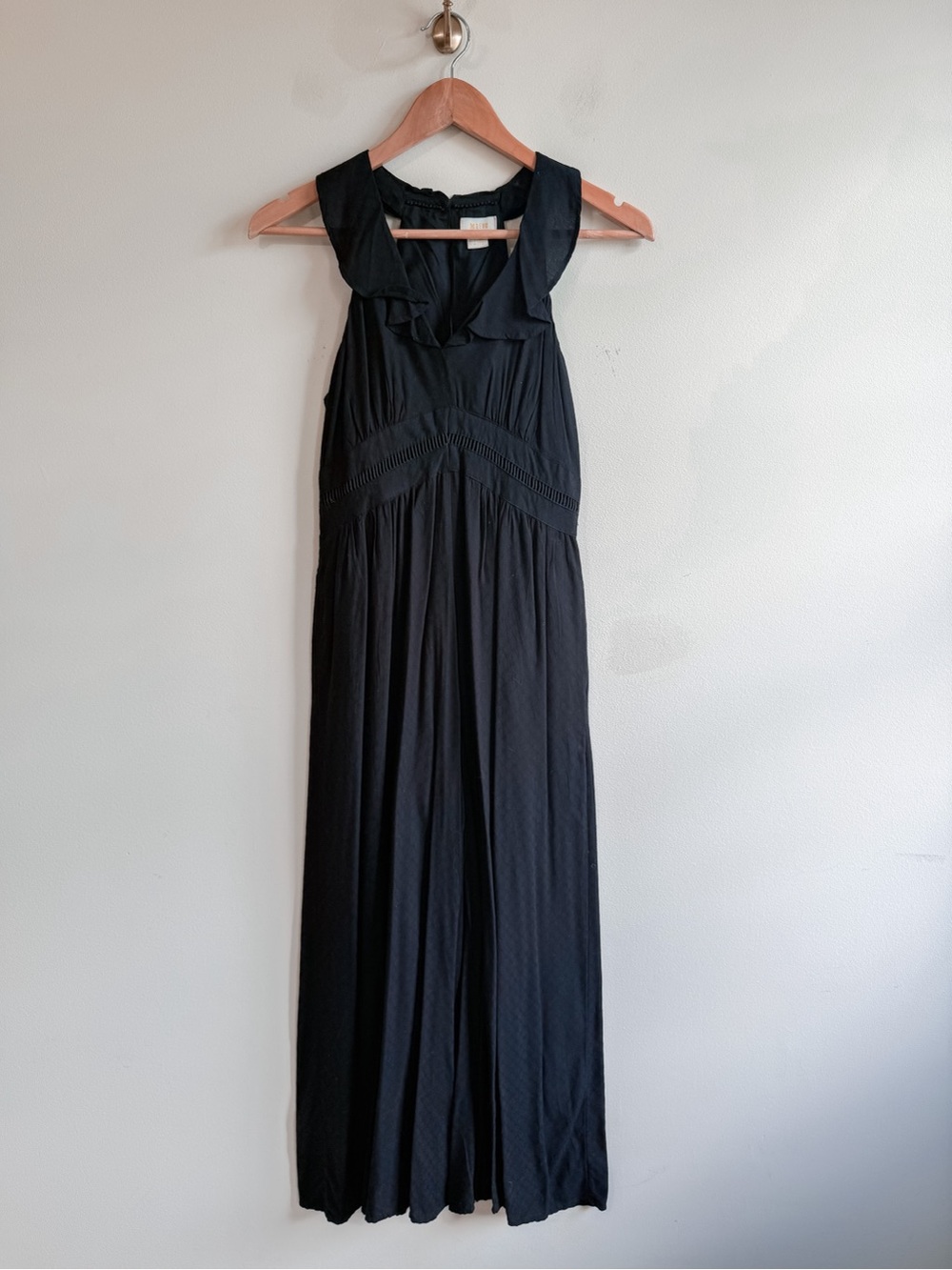 Anthropologie Maeve Black Jumpsuit